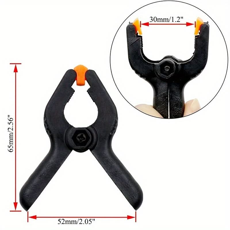12-Piece Heavy-Duty Spring Clamps Set
