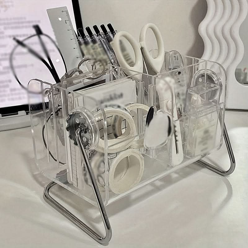 Transparent Acrylic Desk Organizer
