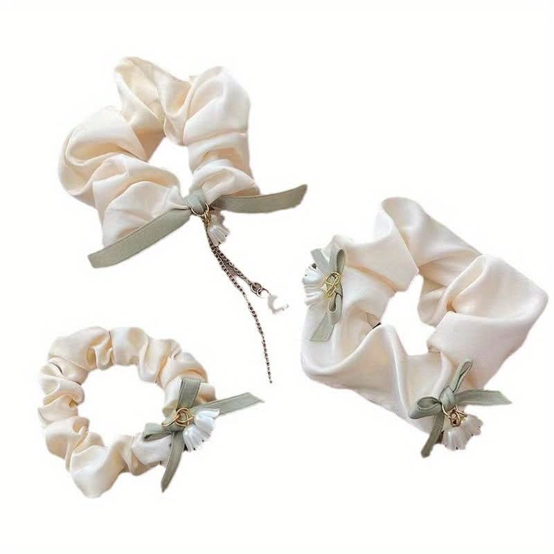 7pcs Lily Flower Elastic Hair Ties Set