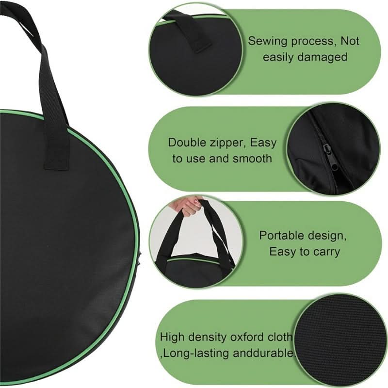 Portable Oxford Round Tool Bag with Zipper