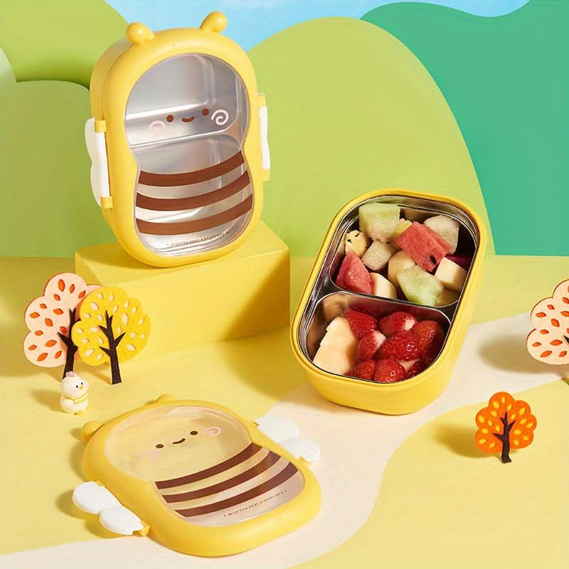 Bee Design Kids' Insulated Bento Box – Leak-Proof
