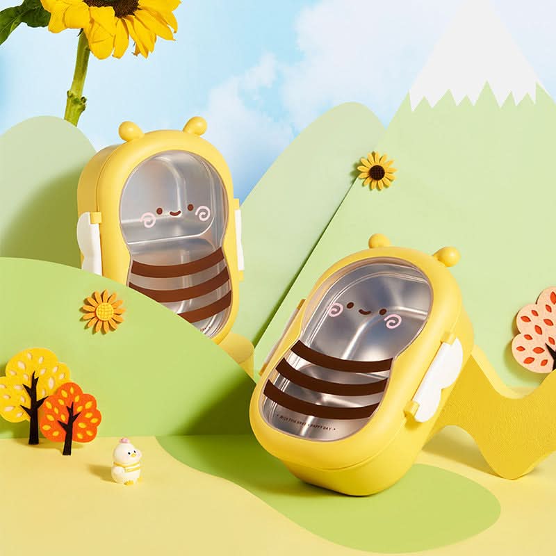 Bee Design Kids' Insulated Bento Box – Leak-Proof