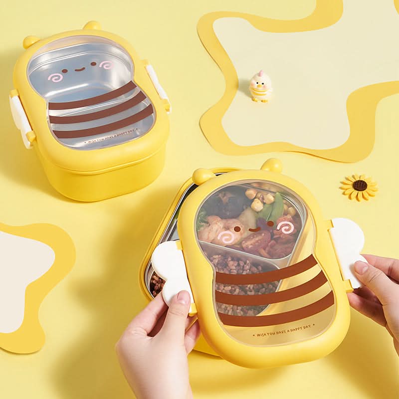 Bee Design Kids' Insulated Bento Box – Leak-Proof
