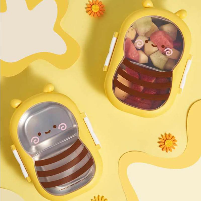 Bee Design Kids' Insulated Bento Box – Leak-Proof