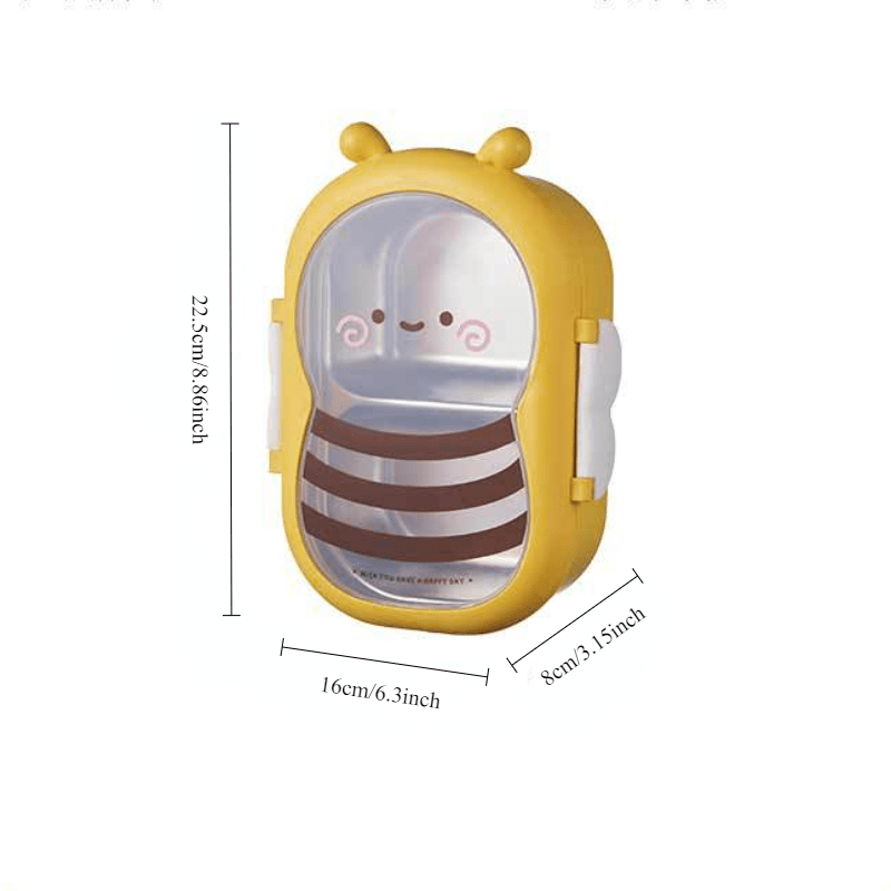 Bee Design Kids' Insulated Bento Box – Leak-Proof
