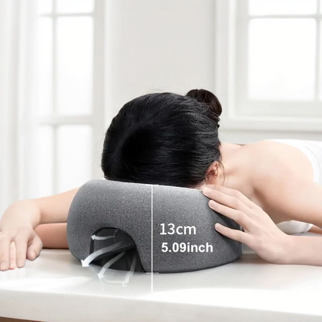 Luxury Memory Foam U-Shaped Facial Pillow - Massage Bed Cushion