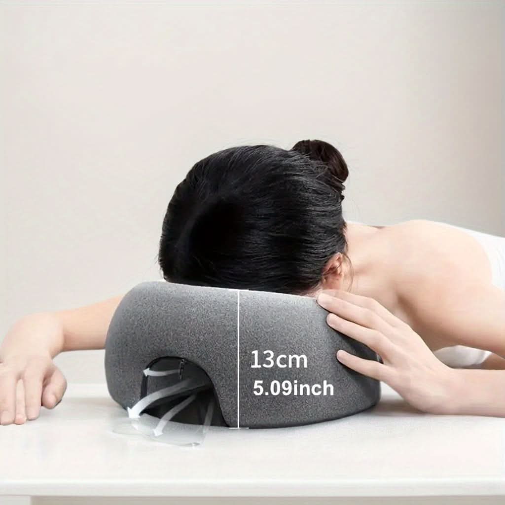 Luxury Memory Foam U-Shaped Facial Pillow - Massage Bed Cushion