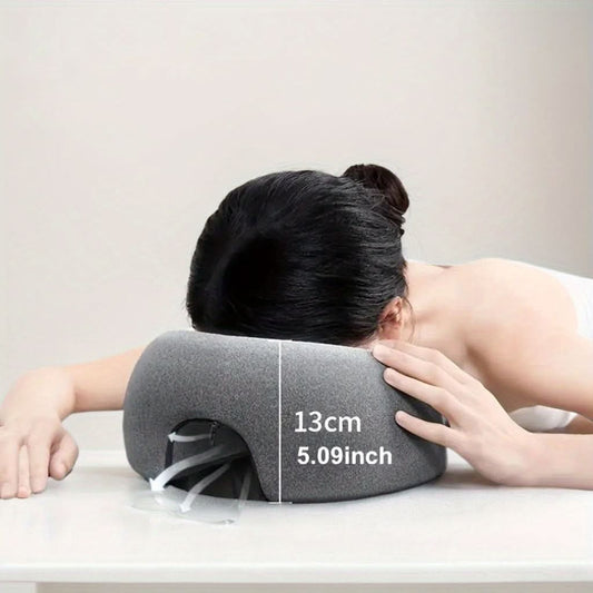 Luxury Memory Foam U-Shaped Facial Pillow - Massage Bed Cushion
