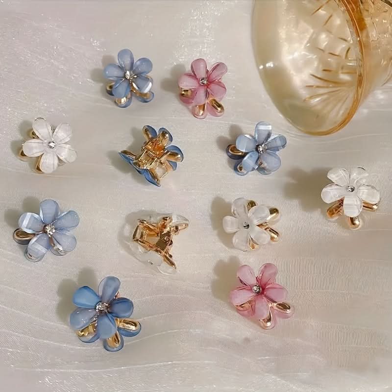 24PCS Mini Flower Hairpins - Cute Hair Accessories