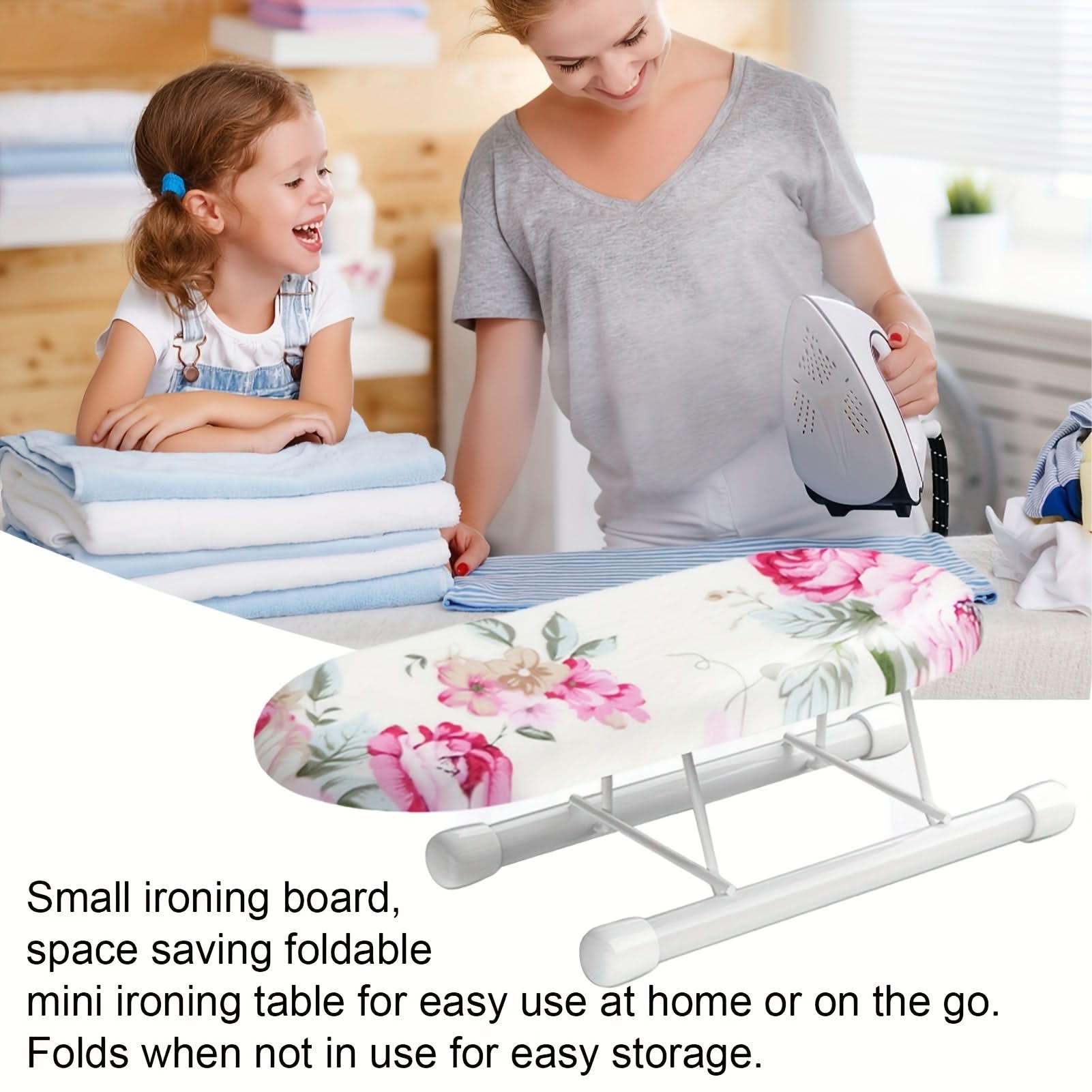 Compact Folding Ironing Board – Portable, Space-Saving, Heat-Resistant