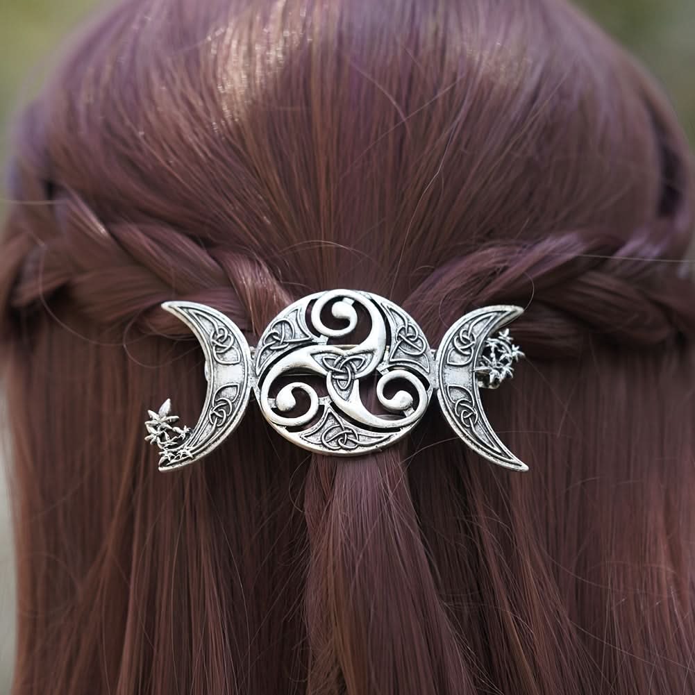 Vintage Viking Celtic Alloy Hair Clip