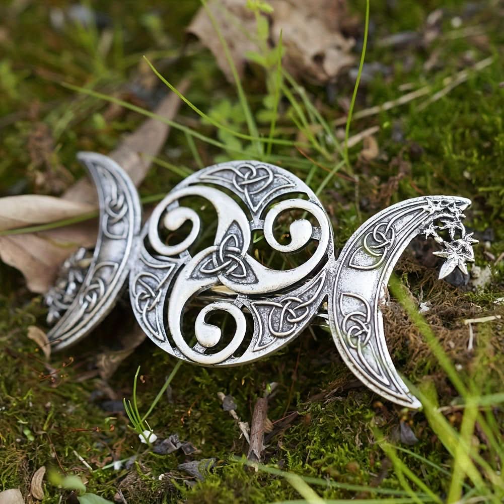 Vintage Viking Celtic Alloy Hair Clip