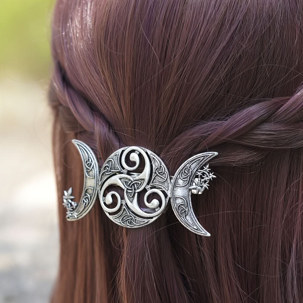 Vintage Viking Celtic Alloy Hair Clip