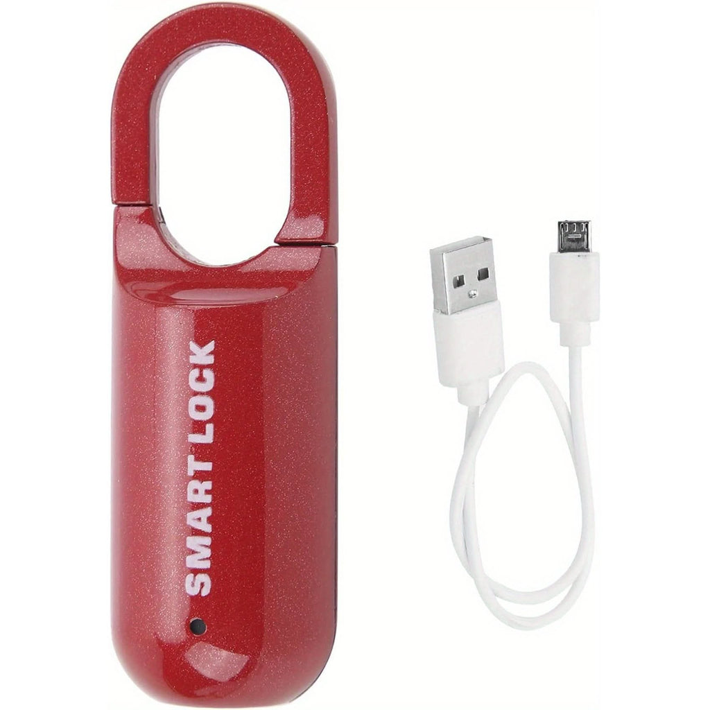 Rechargeable Biometric Fingerprint Padlock - Keyless Smart Lock