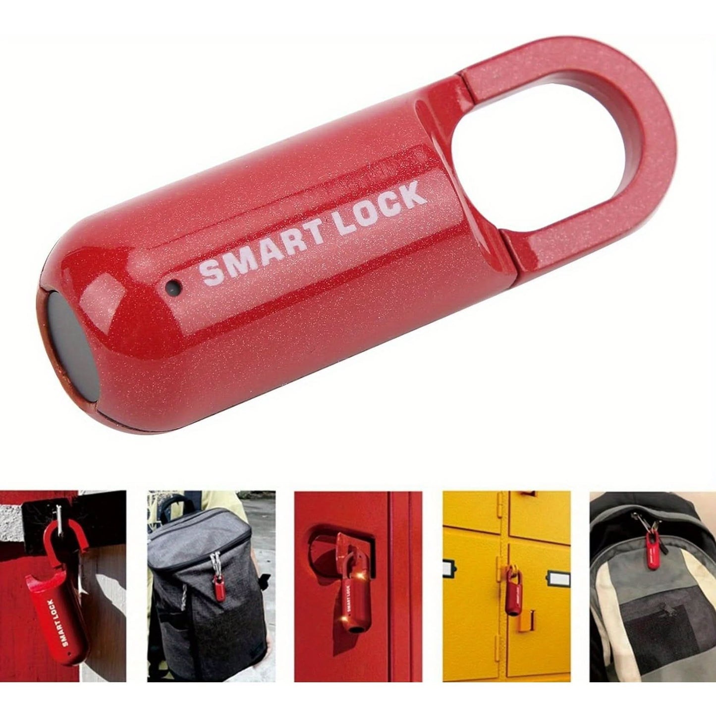 Rechargeable Biometric Fingerprint Padlock - Keyless Smart Lock