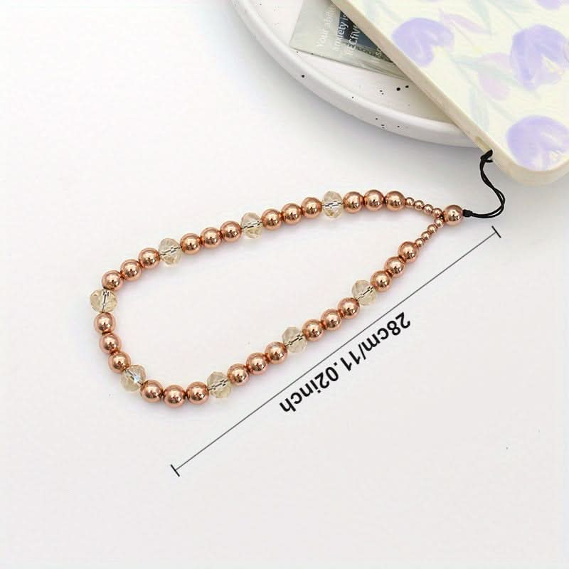 Beaded DIY Phone Charm Lanyard Keychain