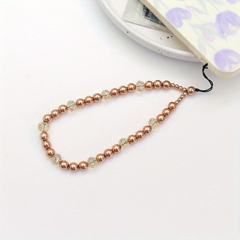 Beaded DIY Phone Charm Lanyard Keychain