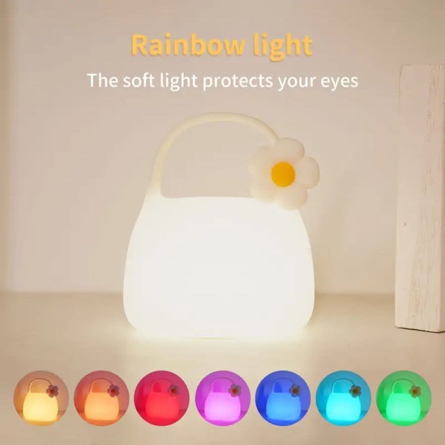 Cute Handbag Night Light, USB Powered LED Lamp