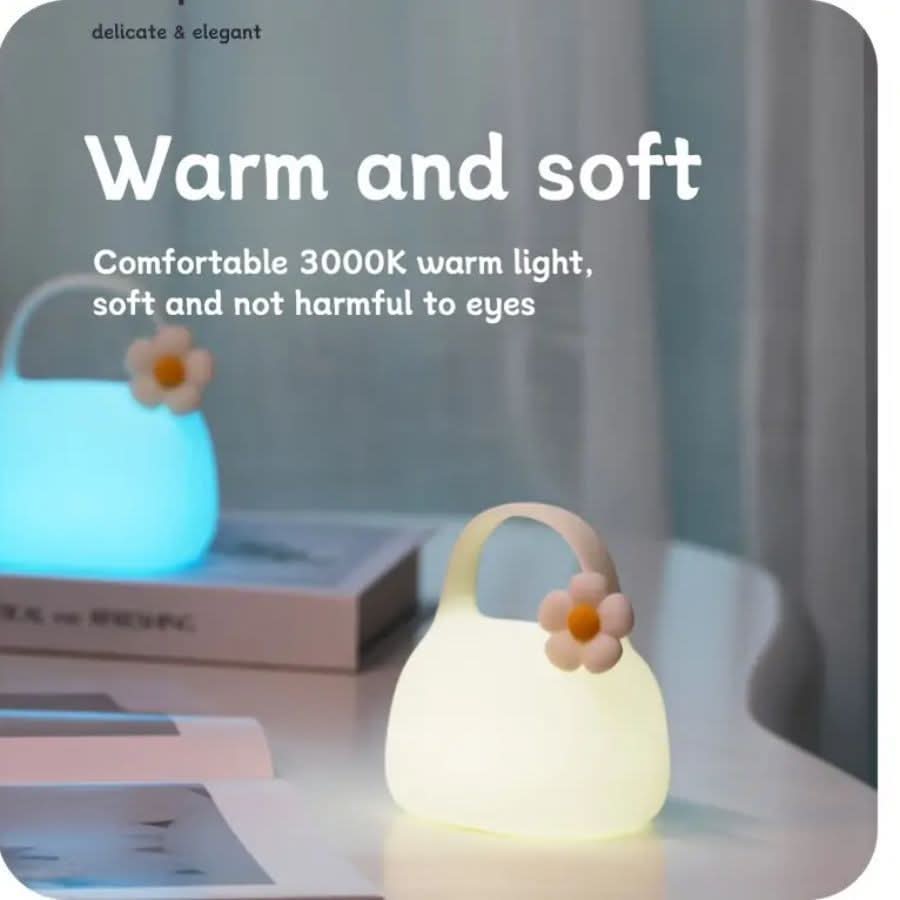 Cute Handbag Night Light, USB Powered LED Lamp