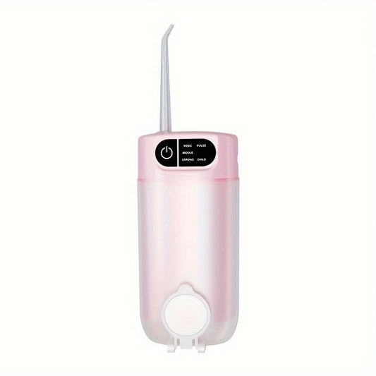 Portable Water Dental Flosser – 3 Modes, 4 Nozzles