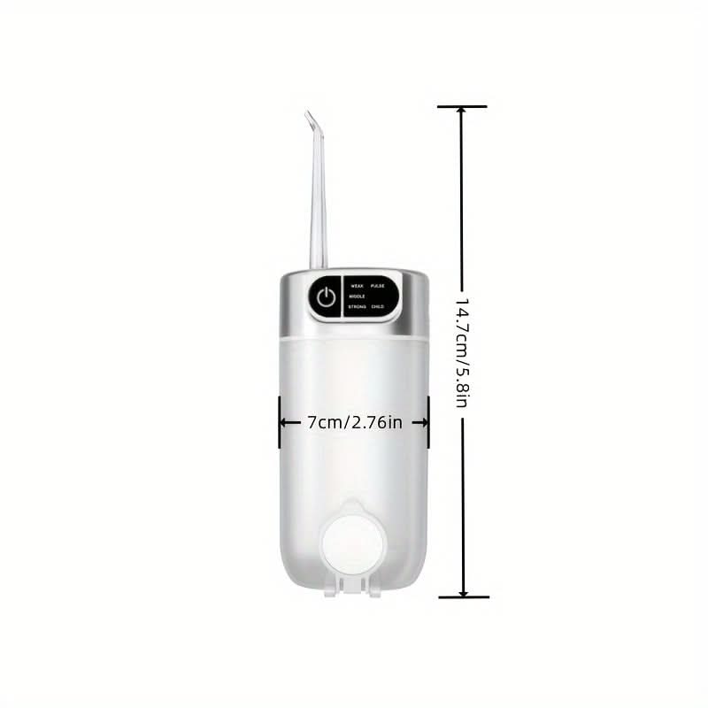 Portable Water Dental Flosser – 3 Modes, 4 Nozzles