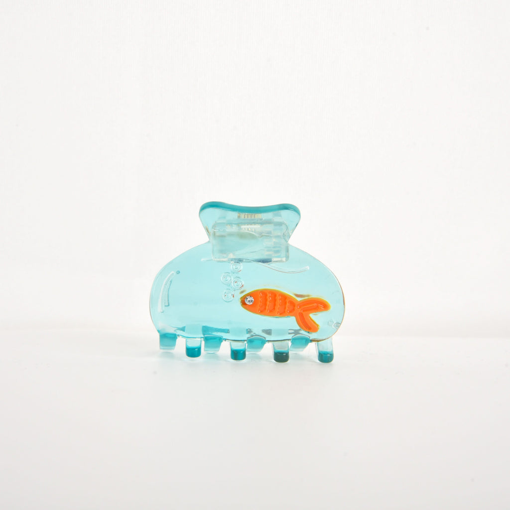 Transparent Fish Tank Acetic Acid Hair Claw