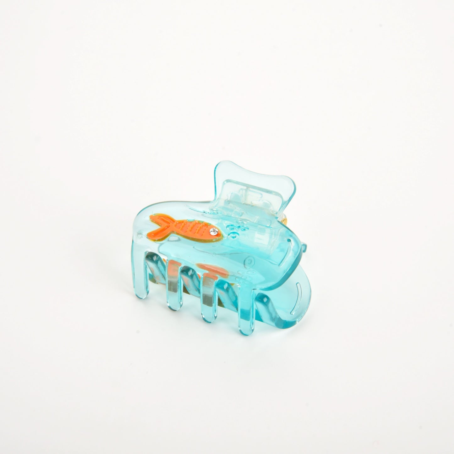 Transparent Fish Tank Acetic Acid Hair Claw