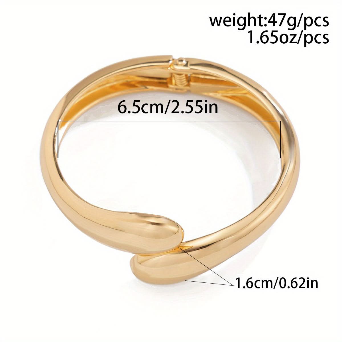 Vintage Wide Liquid Alloy Cuff Bracelet Jewelry