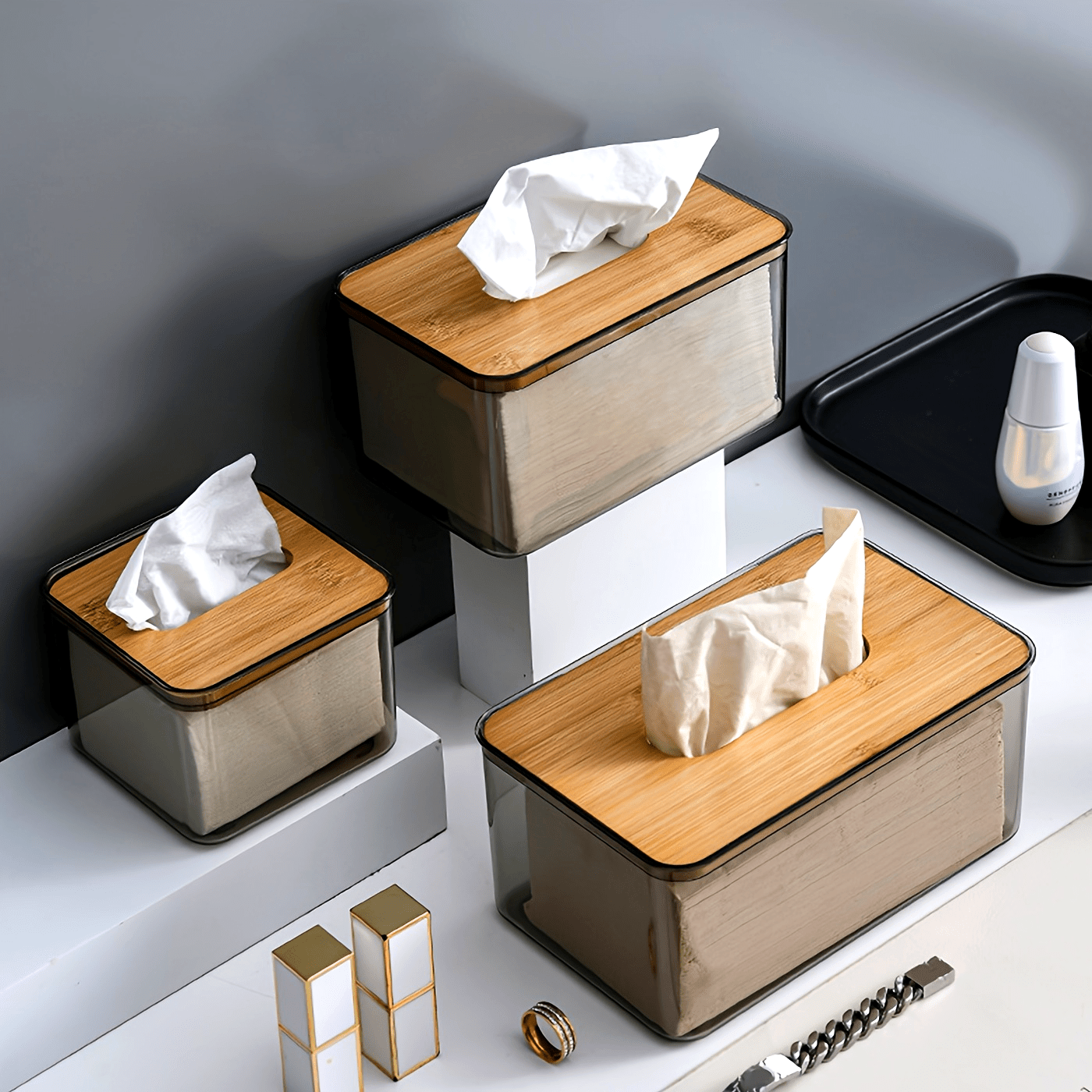 Durable Plastic Tissue Box Holder – Office & Restaurant Use