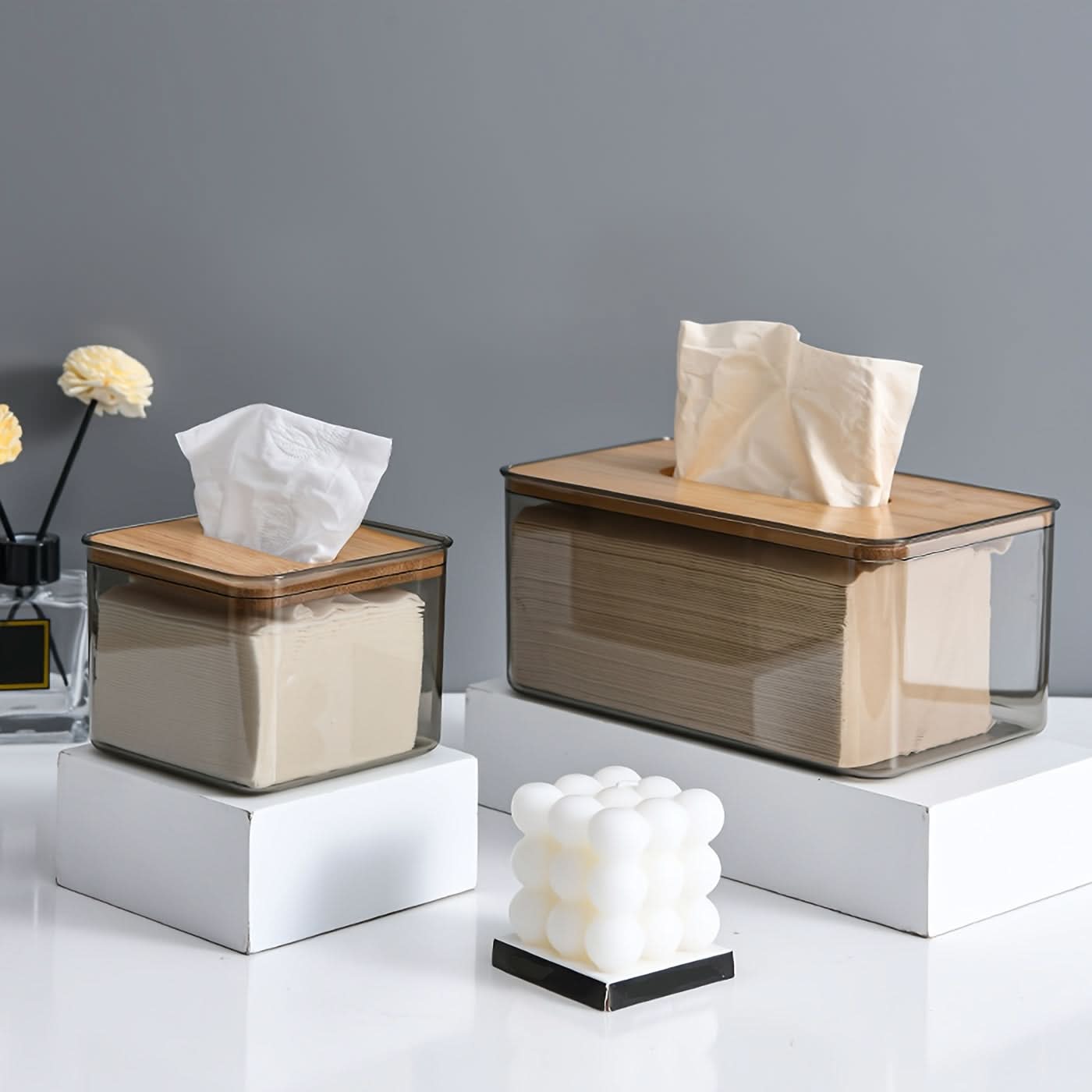 Durable Plastic Tissue Box Holder – Office & Restaurant Use
