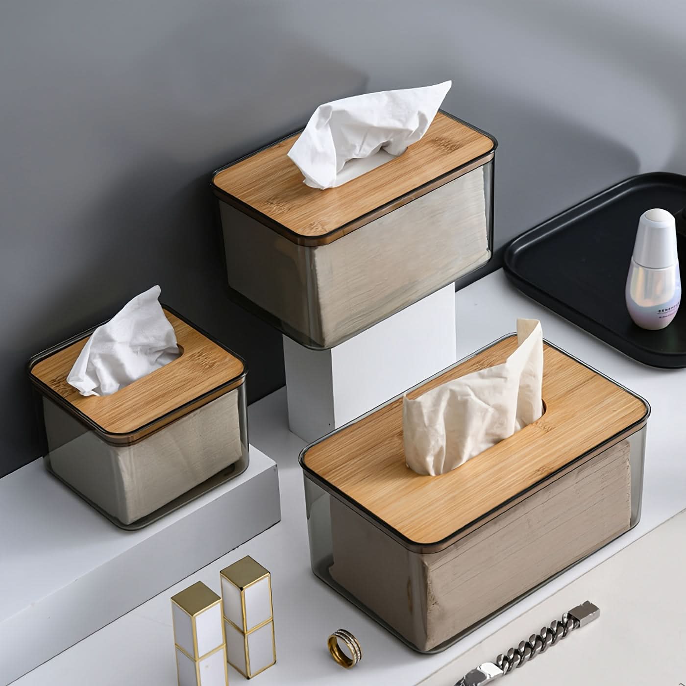 Durable Plastic Tissue Box Holder – Office & Restaurant Use