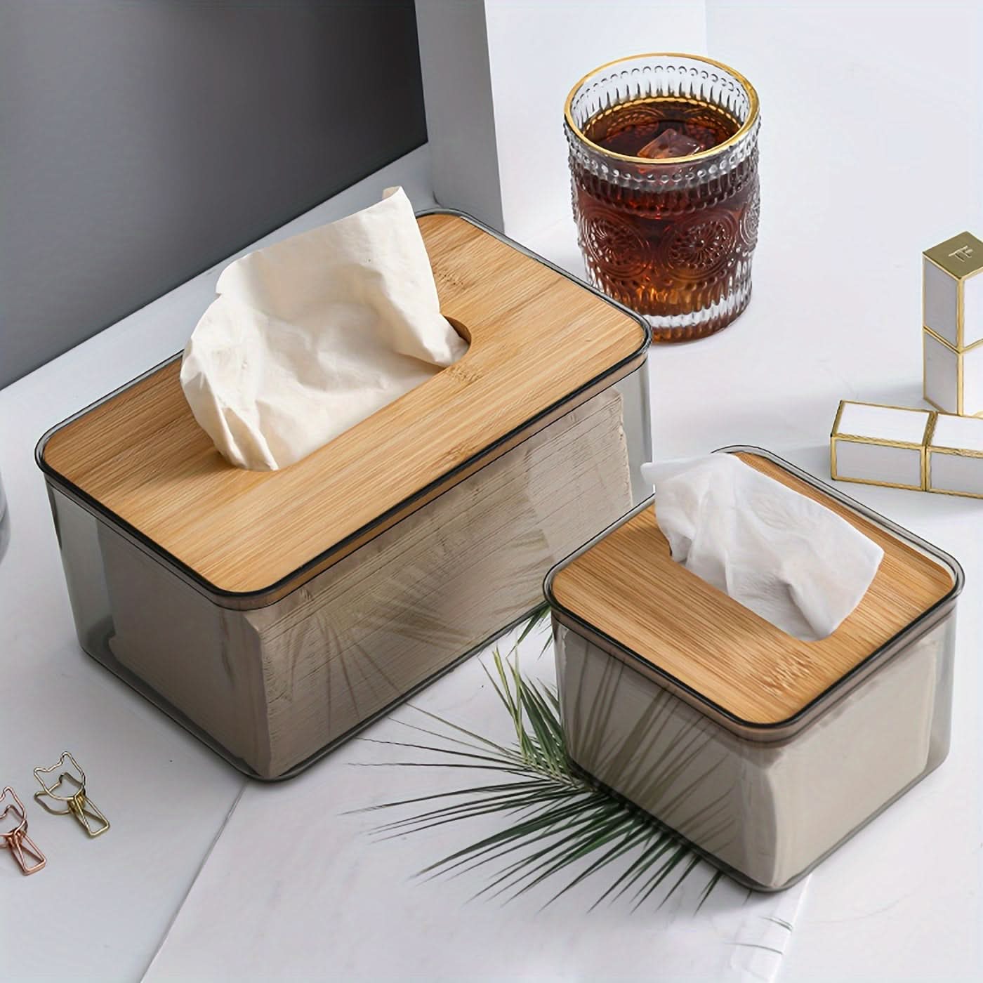 Durable Plastic Tissue Box Holder – Office & Restaurant Use