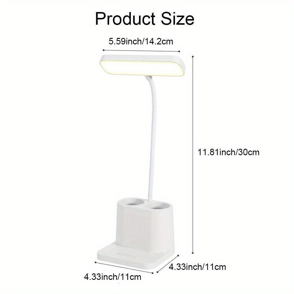 Dimmable LED Desk Lamp USB Rechargeable