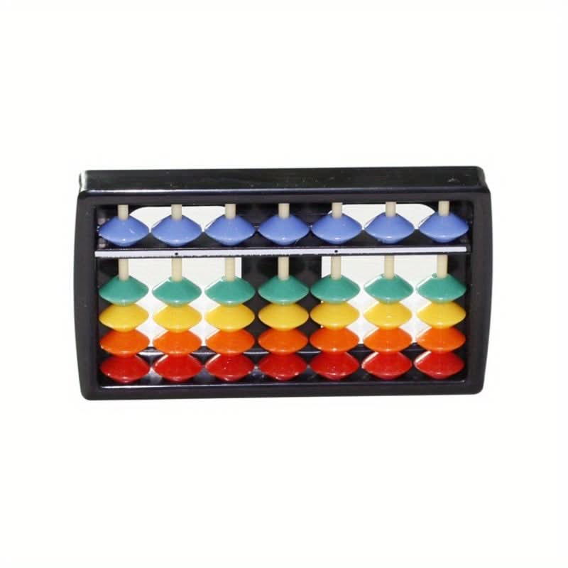 Colorful Rainbow Abacus Calculator for Kids - 5 Beads
