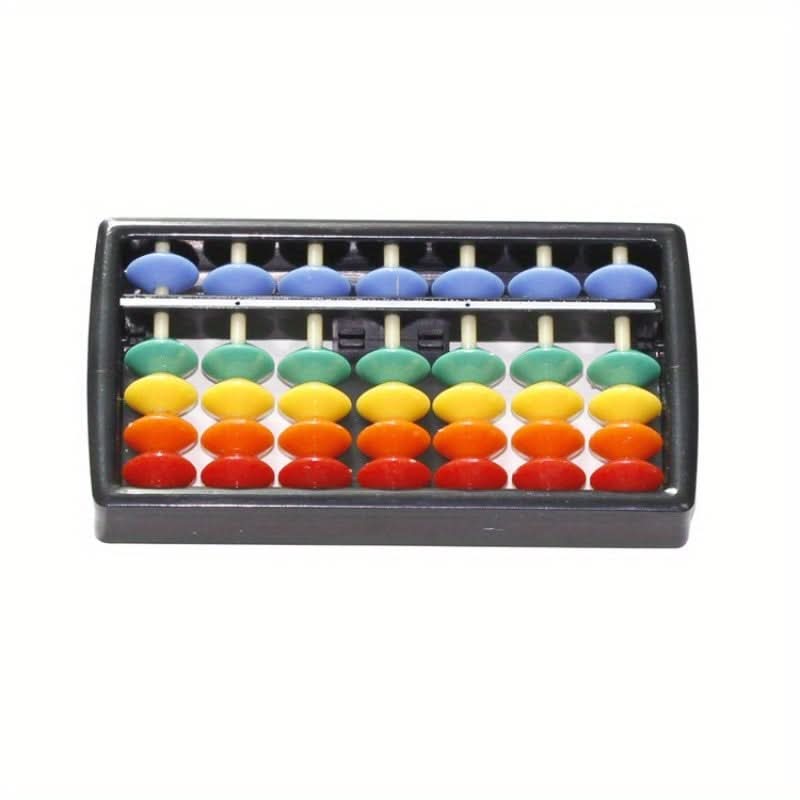 Colorful Rainbow Abacus Calculator for Kids - 5 Beads