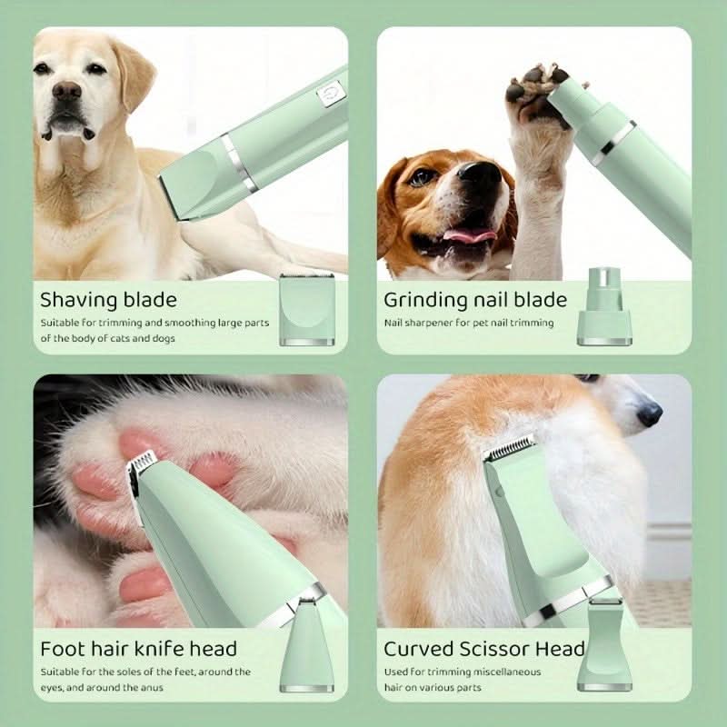 4-in-1 Cordless Pet Grooming Kit