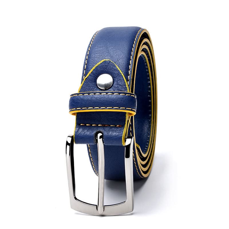 Men’s Leather Pin Buckle Belt – Stylish & Durable