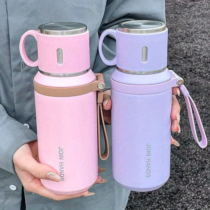 Stainless Steel Vacuum Flask – Double-Walled Insulated Bottle