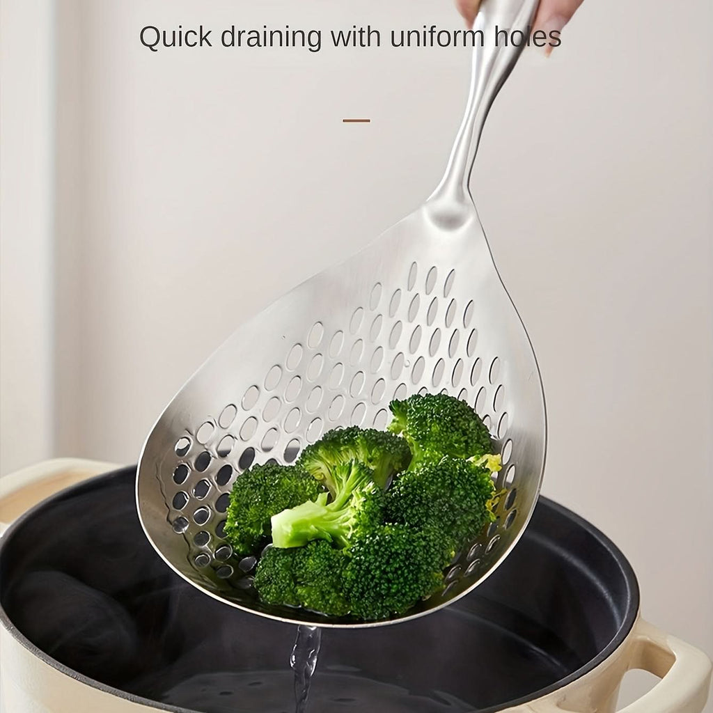 Stainless Steel Slotted Spoon for Frying
