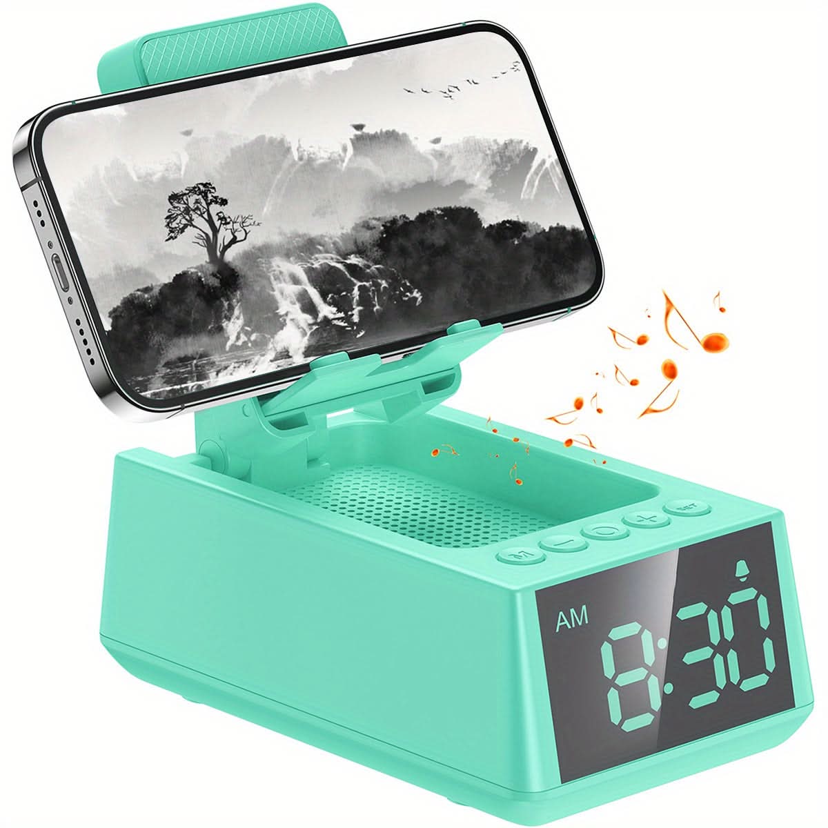 3-in-1 Multifunctional Stand with Wireless Speaker, LED Display