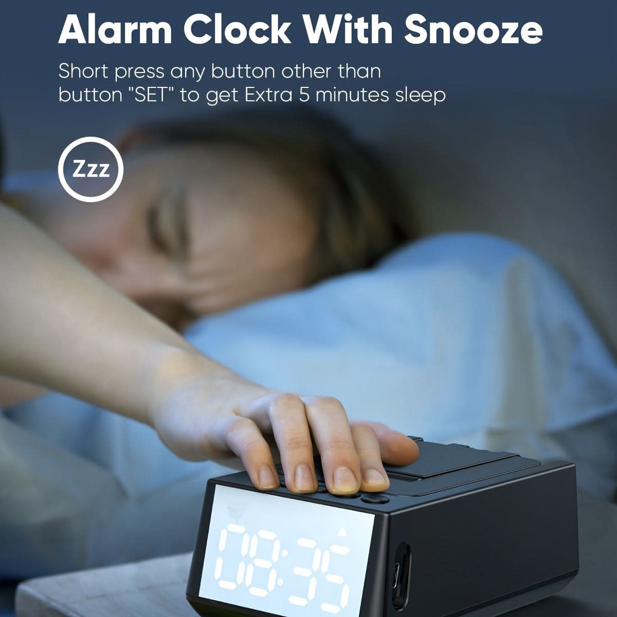 3-in-1 Multifunctional Stand with Wireless Speaker, LED Display