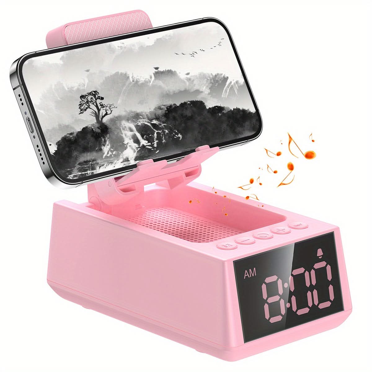 3-in-1 Multifunctional Stand with Wireless Speaker, LED Display