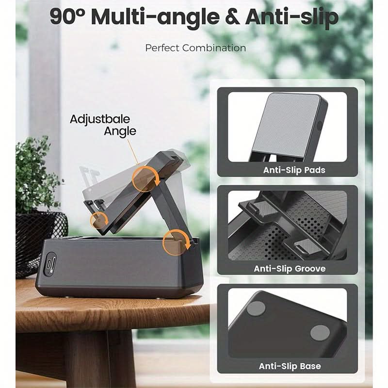 3-in-1 Multifunctional Stand with Wireless Speaker, LED Display
