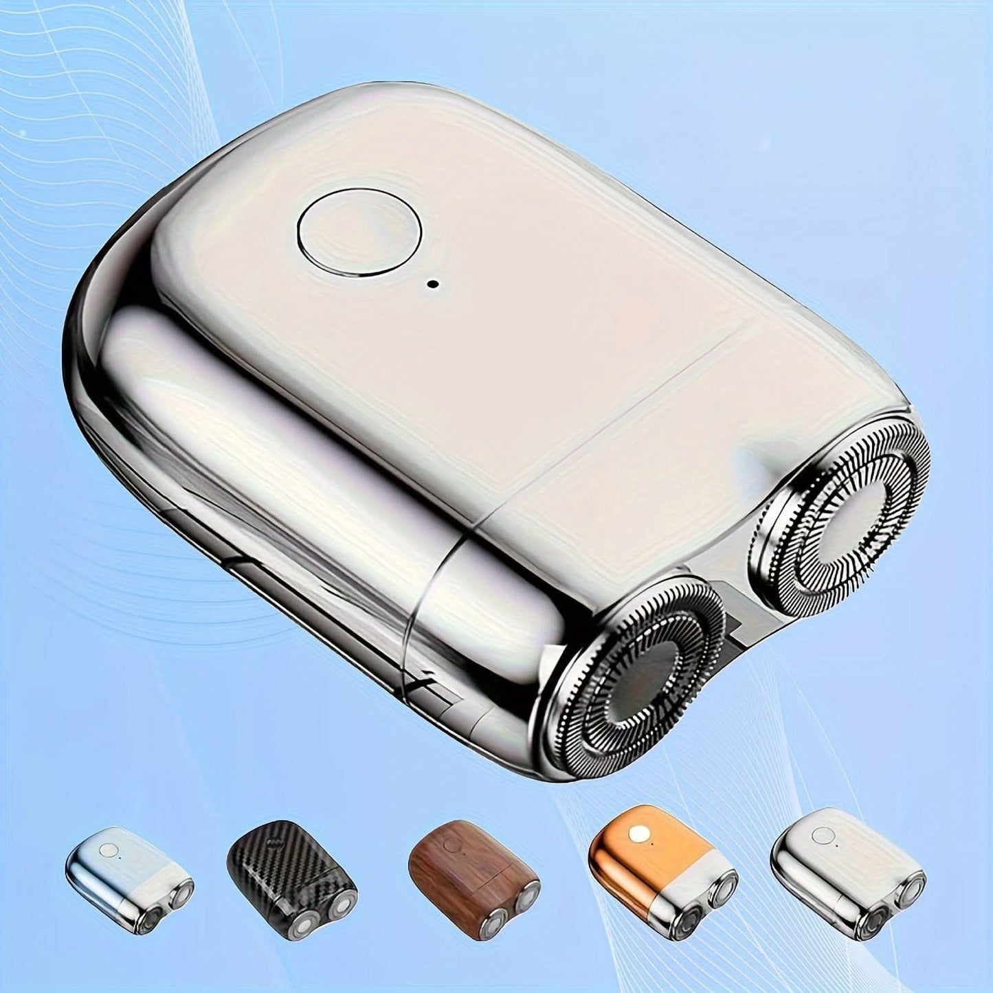 Cordless Rotary Shaver – Alloy Body & Magnetic Shaving Head