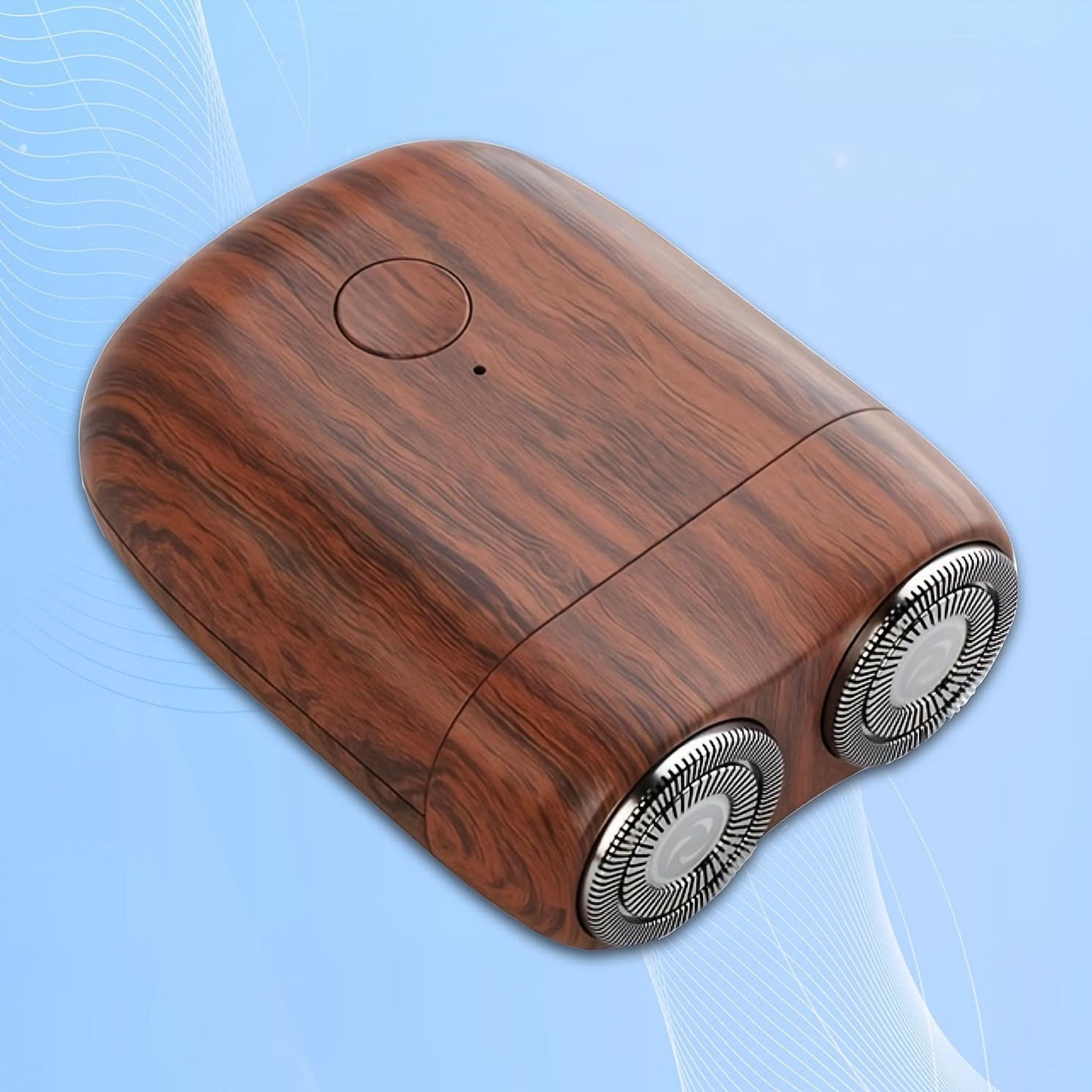 Cordless Rotary Shaver – Alloy Body & Magnetic Shaving Head