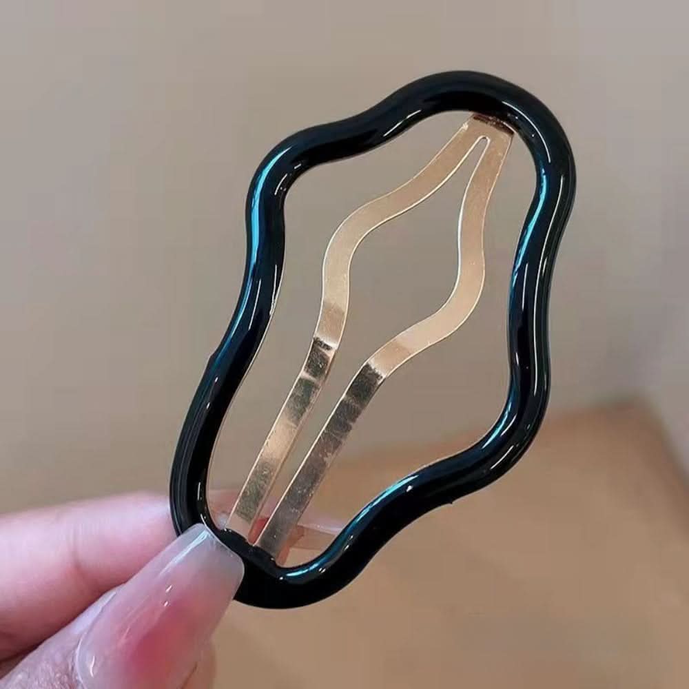 Minimalist Alloy Hair Clips for Bangs