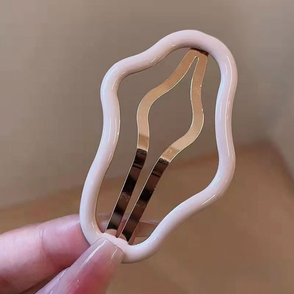 Minimalist Alloy Hair Clips for Bangs
