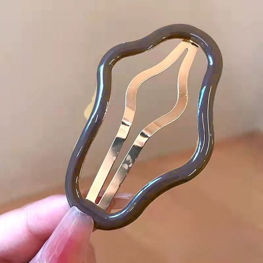 Minimalist Alloy Hair Clips for Bangs