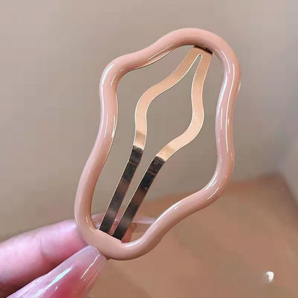 Minimalist Alloy Hair Clips for Bangs