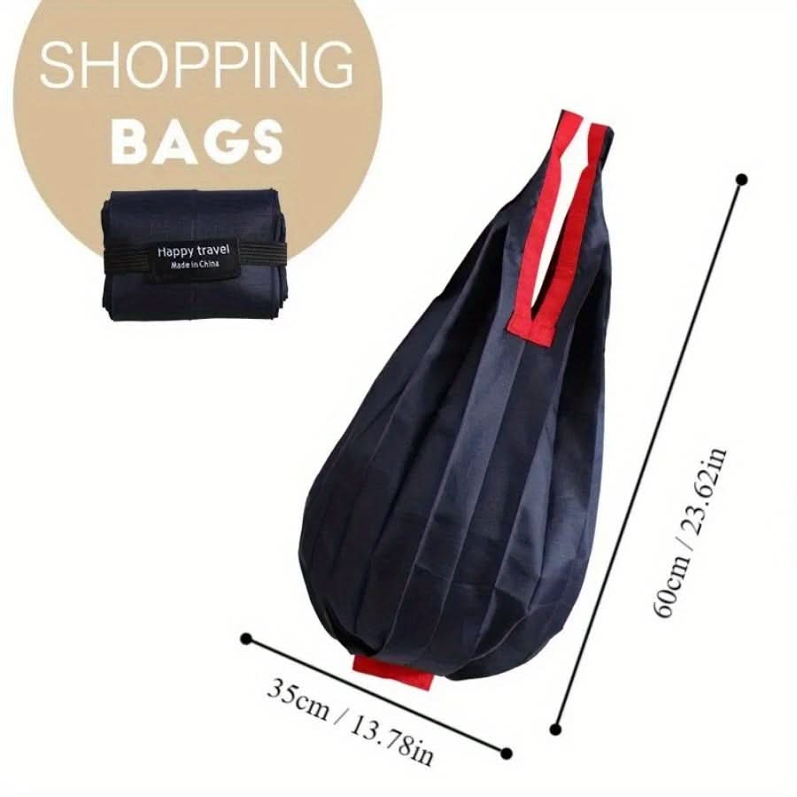 Ultra-Light Foldable Nylon Tote Bag – Reusable Shopping Bag